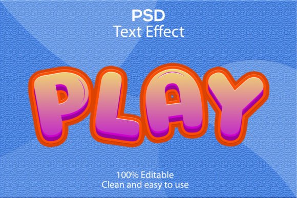 3D Play: Creating Impact with Editable PSD Text Effects