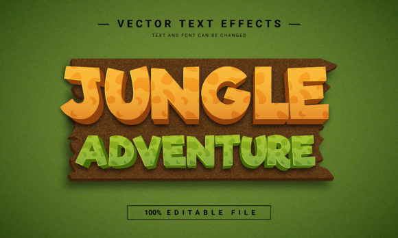 Bring Your Text to Life: Mastering the Jungle Adventure Editable Text Effect