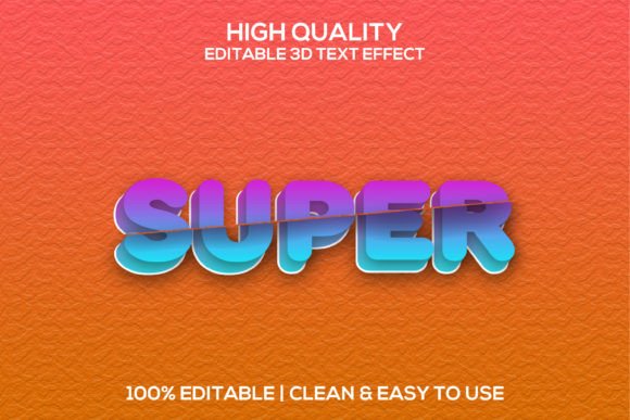 Elevate Your Brand with the 3D Super Editable Psd Text Effect