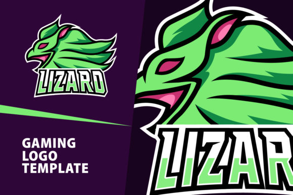Lizard Mascot Gaming Logo Design: A Dynamic Asset for Esport Branding