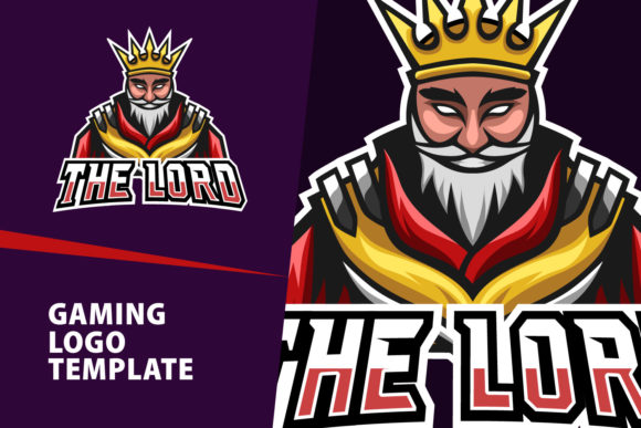 Lord Mascot Gaming Logo Design: Build Your Brand Identity