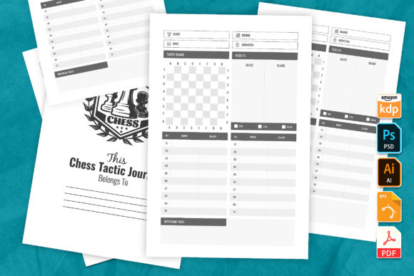 Master Your Chess Game with This KDP Interior Journal