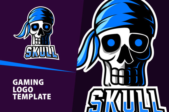 Pirate Skull Mascot Gaming Logo: Unleash Your Brand's Edge