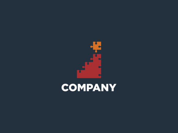 Puzzle Vector with Initial Letter J Logo: A Complete Design Asset