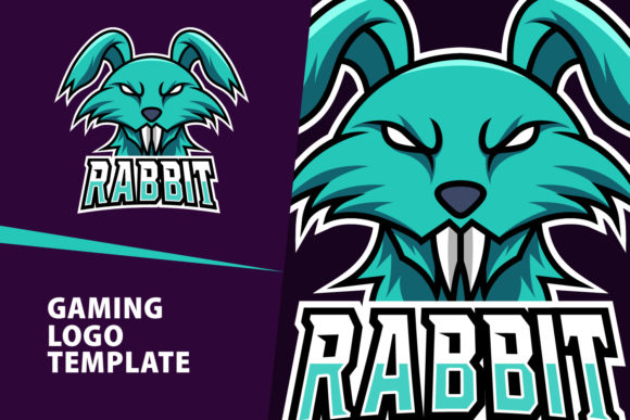 Rabbit Mascot Gaming Logo: Your Stream Identity