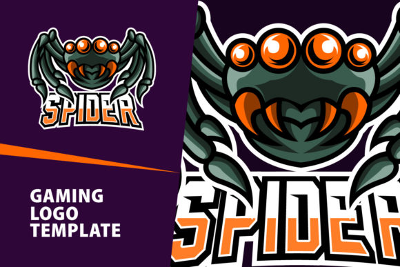 Spider Mascot Gaming Logo Design: A Dynamic Asset