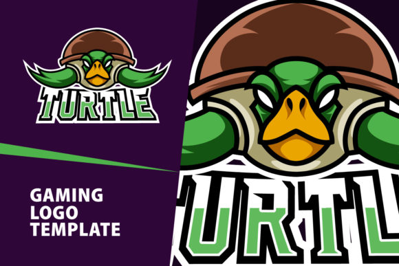 Turtle Mascot Gaming Logo: Build Your Esports Brand