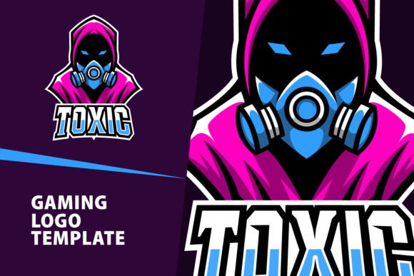 Unleash the Beast: The Toxic Mascot Gaming Logo Design