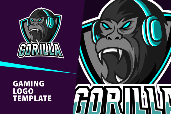 Unleash Your Brand: The Gorilla Mascot Gaming Logo