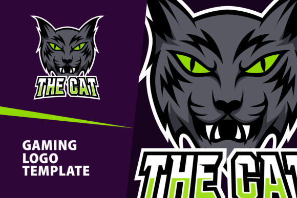 Unleash Your Brand: The Ultimate Cat Mascot Gaming Logo Design
